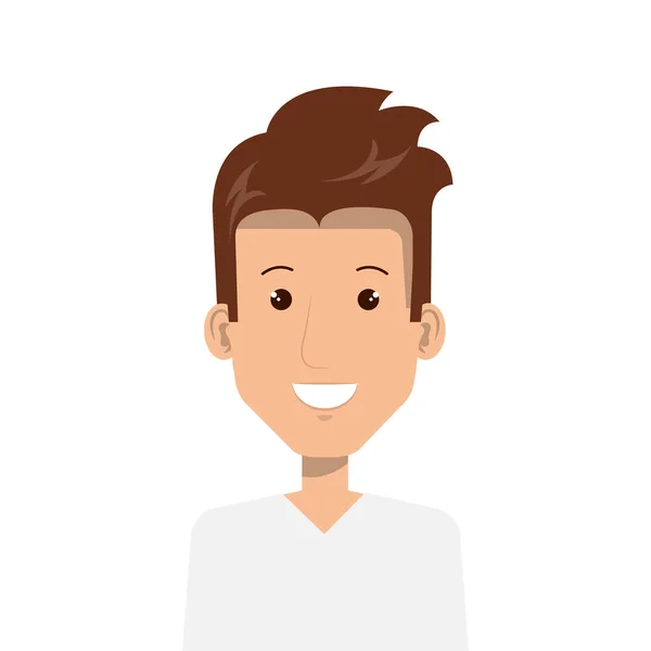 Mâle paramédical avatar personnage icône — Image vectorielle