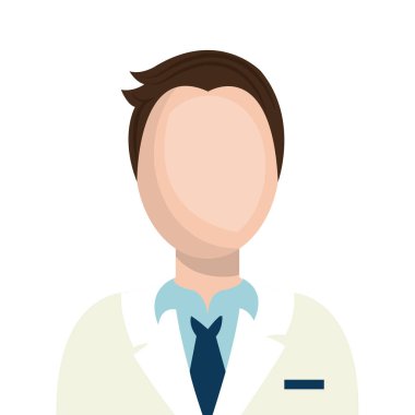 doktor erkek avatar karakter simgesi