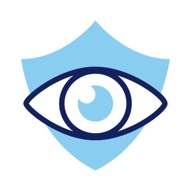 Göz hizalı kalkan sigortası ve biçim simgesi