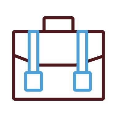 Portföy evrak çantası satır simgesi