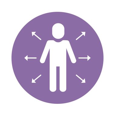 ok blok biçimi ile avatar silueti