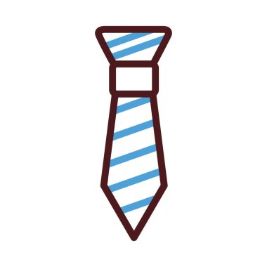 giyim kravat çizgisi simgesi