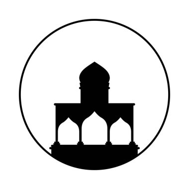 raamadan kareem monokrom cami dekorasyonu