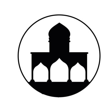 raamadan kareem monokrom cami dekorasyonu