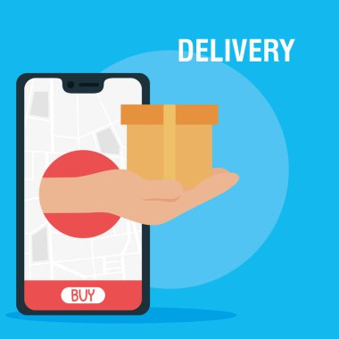 Servis uygulamalı akıllı telefon