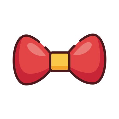 hipster moda papyon çizgisi ve biçim simgesi