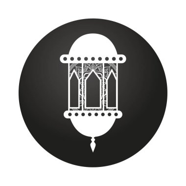 lamba ramadan kareem dekorasyon simgesi