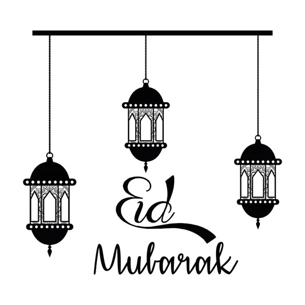 Lâmpadas penduradas decoração ramadã kareem Vetores De Bancos De Imagens Sem Royalties
