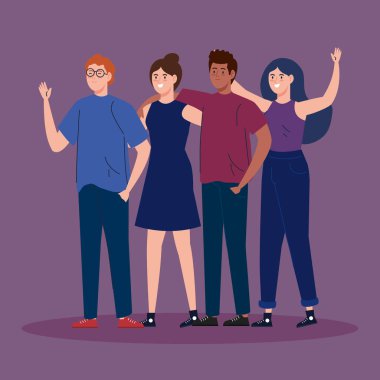 gençleri bir arada tutan Avatar karakterleri