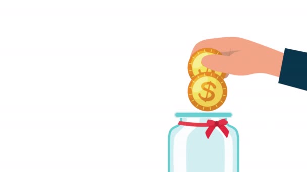 campagne de don pour covid19 avec des pièces en pot de maçon 