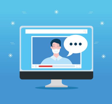 Bilgisayarda çevrimiçi eğitim teknolojisi