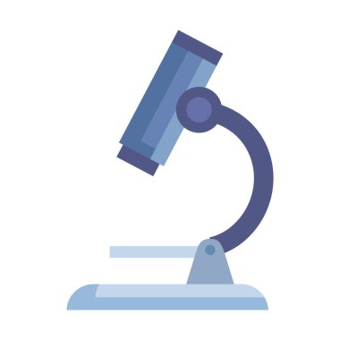 mikroskop laboratuarı aksesuar simgesi izole