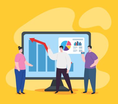 Bilgisayarda finansal iyileşme bilgisi olan insanlar