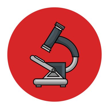 Çerçevedeki laboratuvarın mikroskobu