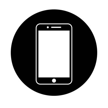 akıllı telefon aygıtı teknolojisi izole edilmiş simge