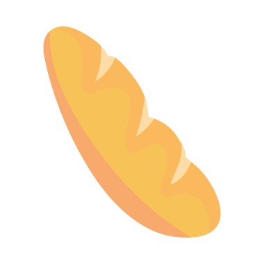 İzole edilmiş taze ekmek ikonu