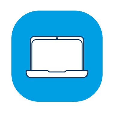 dizüstü bilgisayar taşınabilir izole simgesi