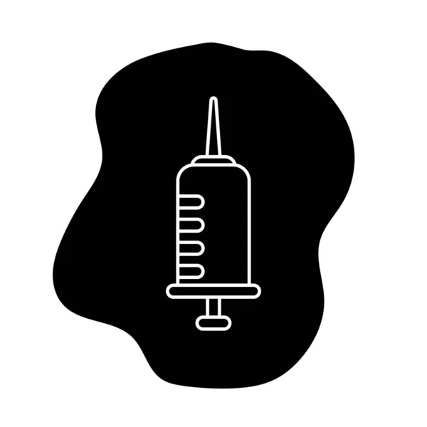 Икона инъекционных лекарств — стоковый вектор
