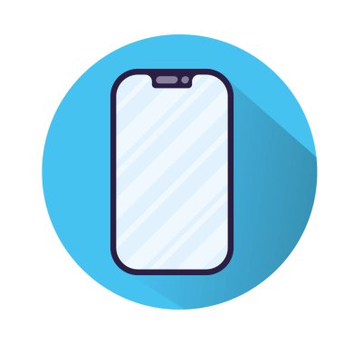akıllı telefon aygıtı teknolojisi izole edilmiş simge
