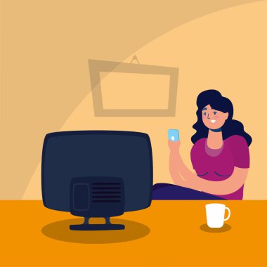 TV izleyen kadın kampanyasında kalıyor