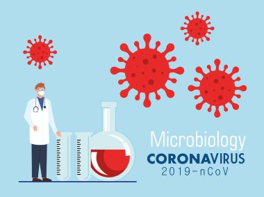 Doktor ve tüp testleriyle covid 19 için mikrobiyoloji