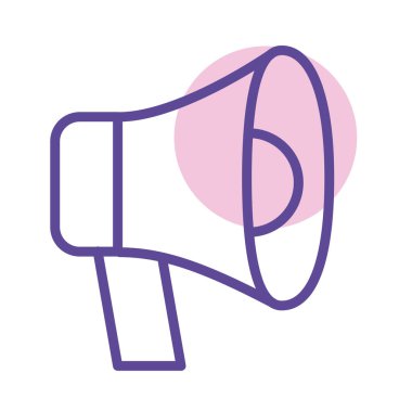 megafon ses aygıtı satır simgesi