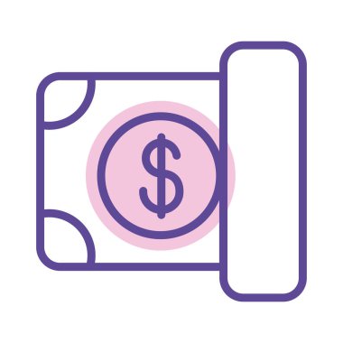 fatura para dolar satır biçim simgesi