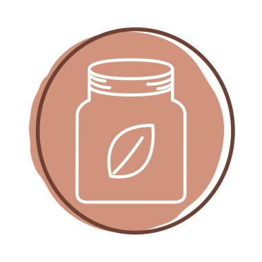 Yaprak bitkisi organik blok tarzında esrar