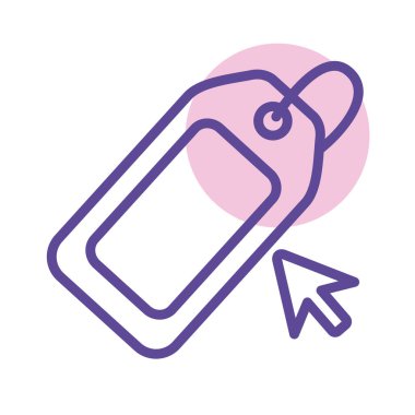 etiket ok fare satırı biçimi ile asılı