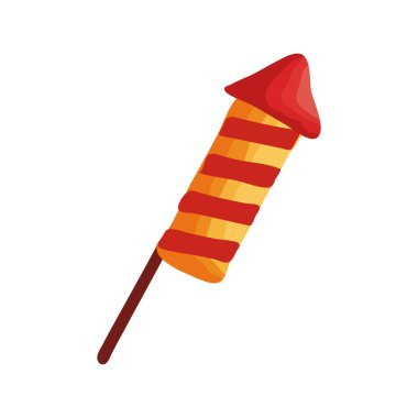 roket havai fişek düz biçim simgesi