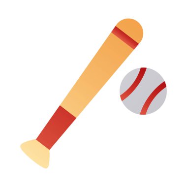 Beyzbol sopası ile top sporu küçük düşürücü stil