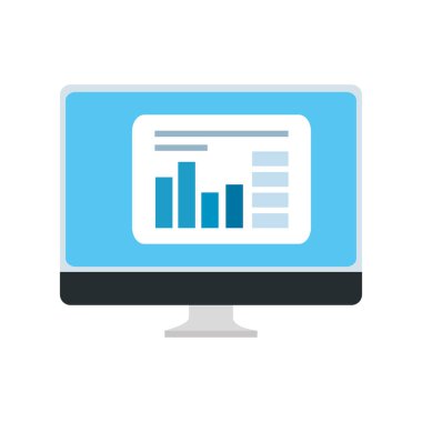 bilgisayar masaüstü cihaz yalıtılmış simge