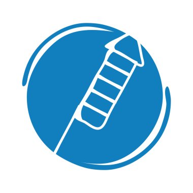 roket havai fişek blok biçimi simgesi