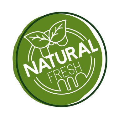 organik doğa harf blok biçim simgesi