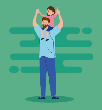 Baba, kızı Avatar karakterini taşıyor.