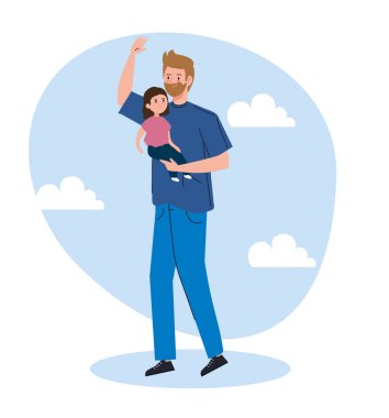 Baba, kızı Avatar karakterini taşıyor.