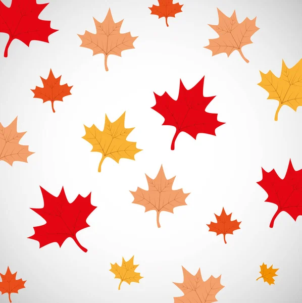 Canada giorno acero foglie di sfondo — Vettoriale Stock