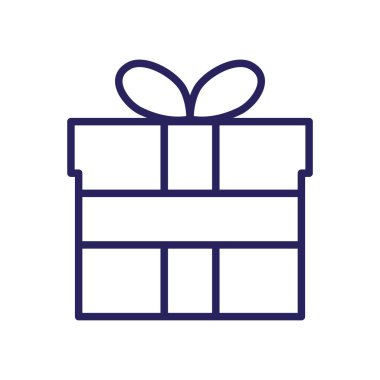 hediye kutusu izole edilmiş simge