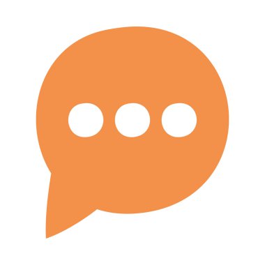 konuşma kabarcığı sosyal ortam simgesi