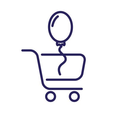 Balon helyumlu alışveriş arabası ticareti