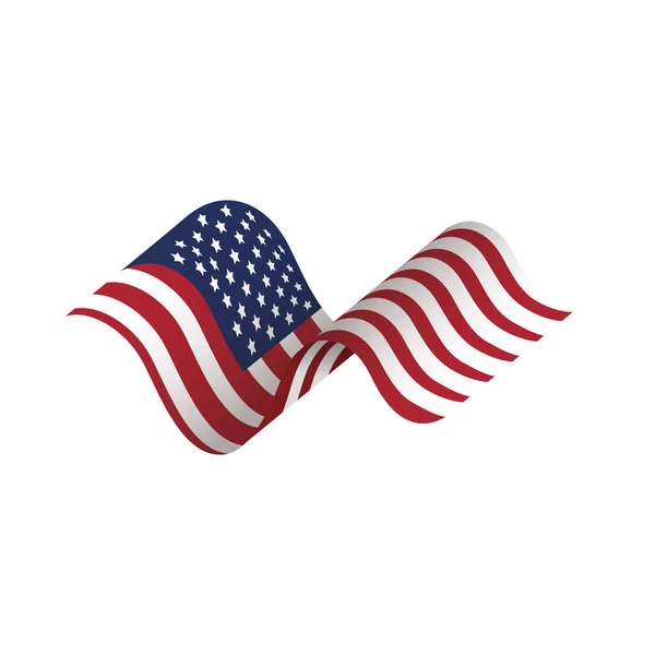 美国国旗图标美国国旗图标 — 图库矢量图片