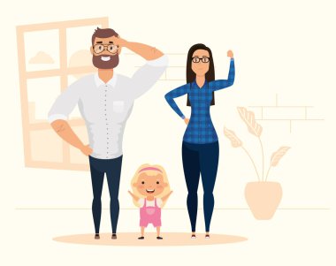 Ailesi ve kızı evde kalıyor.