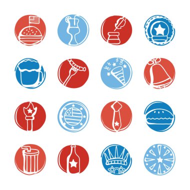bundle of usa set icons