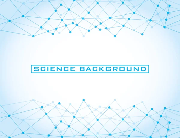 Witte wetenschap achtergrond met lijnen structuren — Stockvector