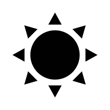 güneş çizgisi biçimi simgesi
