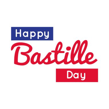 Bastille Günü el çizimi stili