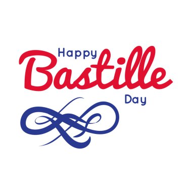 Bastille Günü el çizimi stili