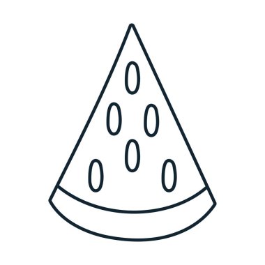 Karpuz taze meyve çizgisi tarzı