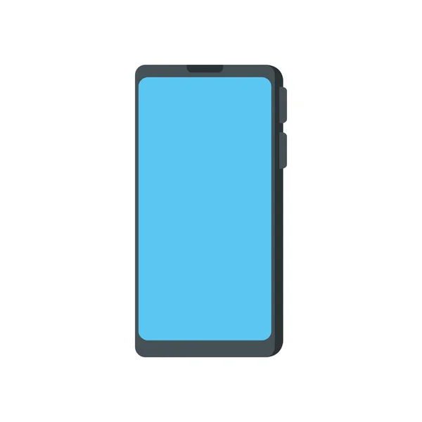 携帯電話白い背景のスマートフォン — ストックベクタ