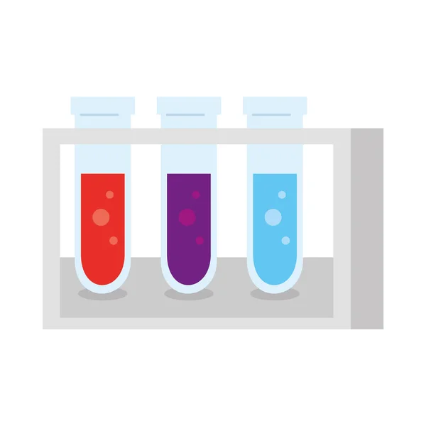 Buizen test met bubbels pictogram — Stockvector